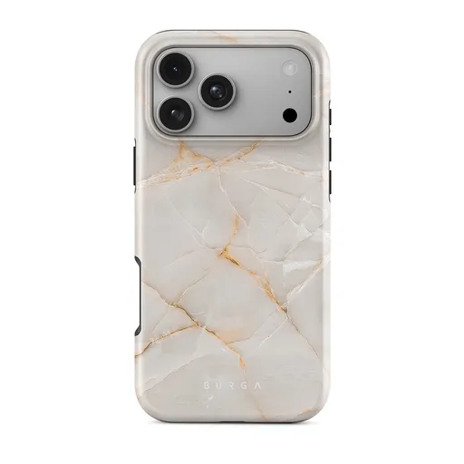 【新品未使用】BURGA iPhone17用ケース 大理石柄 iPhone 17 Pro Max Case, Vanilla Sand | BURGA